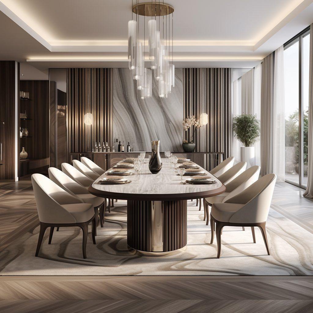Modern dining interior